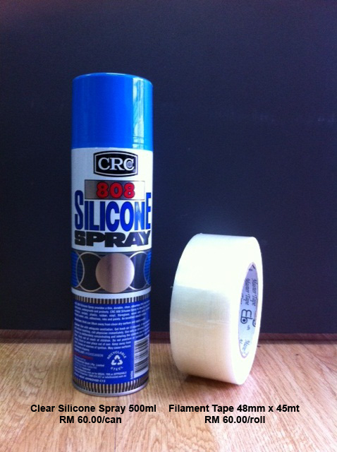Silicon Spray & Filament Tape